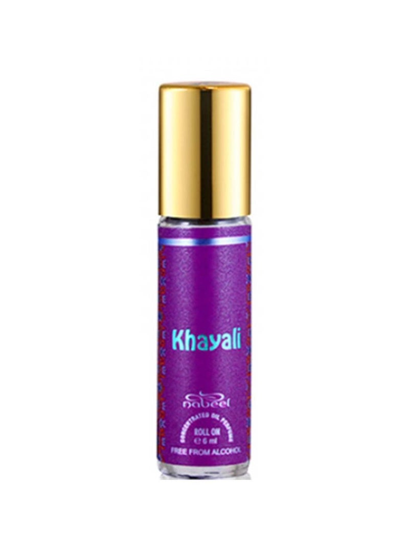 Nabeel 6 Pcs Nabeel Khayali Alcohol-Free Roll-On Oil Perfume 6ML Long-Lasting Oriental Attar with Luxurious Floral & Woody Notes - Image 4